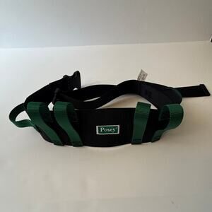 Posey Transfer Belt 55 in Green/Black Gait Belt 6537Q